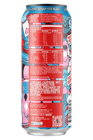 CLEARANCE - BSc ENERGY Cans - 12 x 500ml ICE BLAST