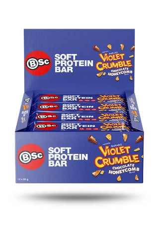 Violet Crumble low carb soft protein bar